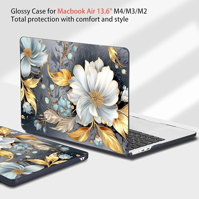 Teryeefi Compatible for 2022-2025 MacBook Air 13.6 inch Case M4 A3240/M3 A3113/ - Image 4