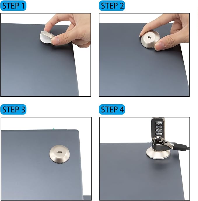 Security Lock Plate Self-Adhesive Plate - Image 3