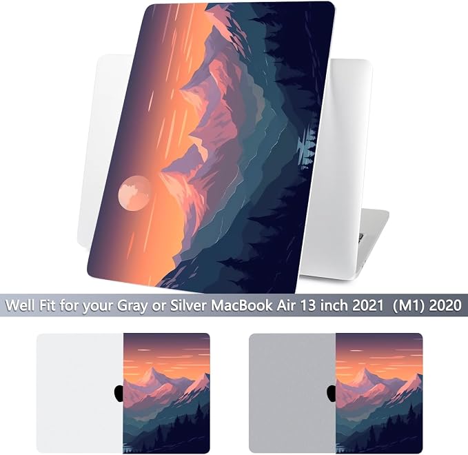 Batianda Design Case for M1 MacBook Air 13 Inch Model A2337 A2179 A1932 2021 - Image 3
