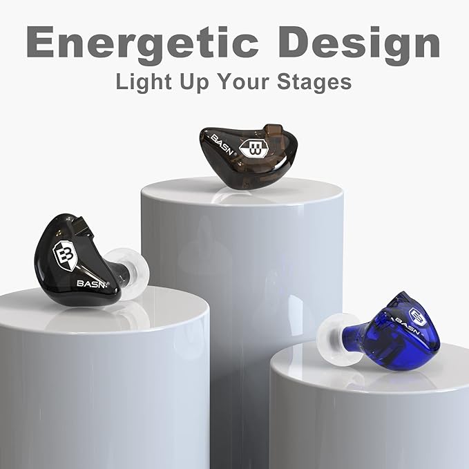 BASN in Ear Monitor Headphones for Musicians Audiophiles Drummers, Bsinger Pro - Image 6