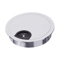 Desk Grommet 3-1/8 Inch 80mm, Zinc Alloy Computer Desk Wire Hole Cover by Unknown
