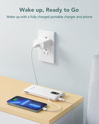 Charmast Portable Charger with Built-in Cables & Wall Plug, 10000mAh Portable - Image 7