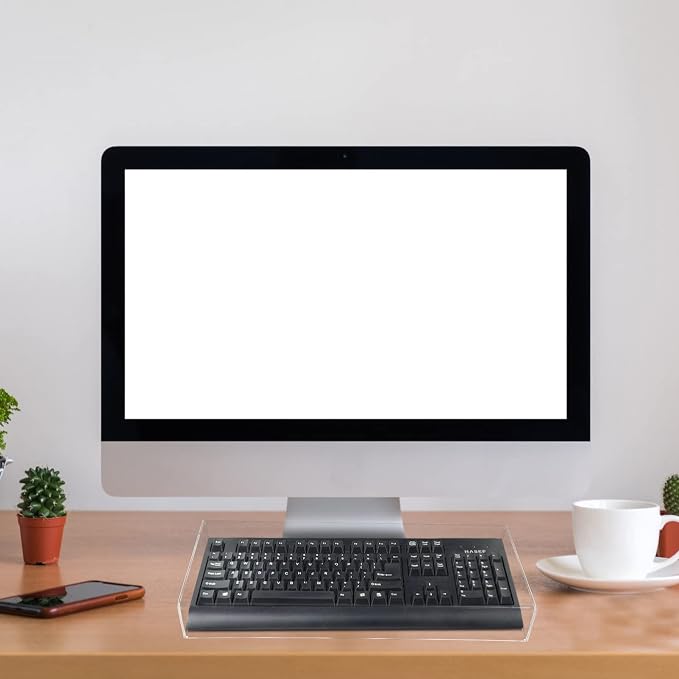 Cabilock Clear Desktop Computer Keyboard Cover Skin, Keyboard Cover, Acrylic - Image 6