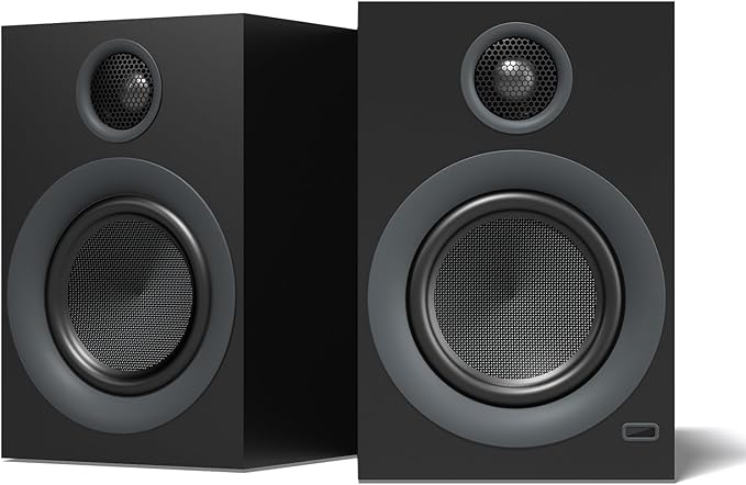 Bluetooth Bookshelf Speakers, 75W Powered Active Speaker by HOTMAY