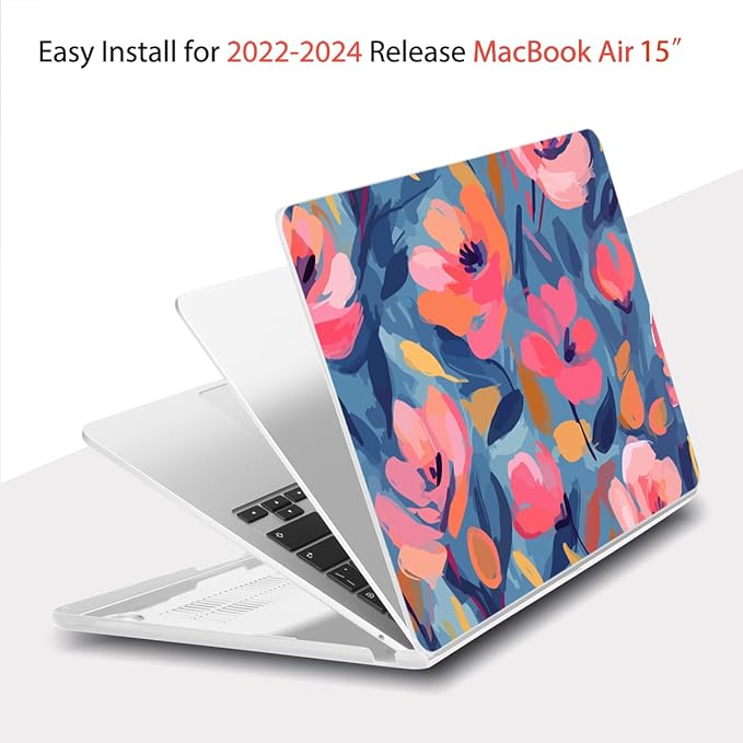 Teryeefi Compatible with M3 M4 M2 MacBook Air 15 inch Case 2025 2024 2023 - Image 5