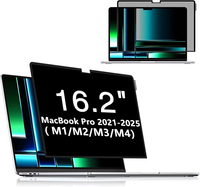 FILMEXT Macbook Pro 16 inch Privacy Screen Protector, Bubble Free Privacy Screen by FILMEXT