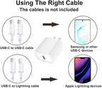 iPhone 15 14 13 Charger Block, 20W PD USB C Charger iPhone Fast Charger Plug - Image 2