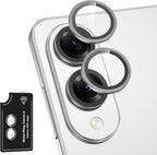 for Samsung Galaxy S25 Edge Camera Lens Protector, Individual Metal Ring by Btscase