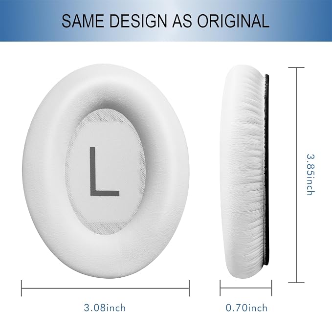 GEVO Replacement Ear Pads for Bose QC45, Ear Cushions for Bose QuietComfort 45 - Image 8