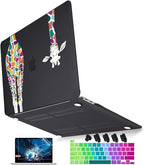 Mektron for MacBook Pro 16 Case A2141 2020 2019 Release, Matte Black Colorful by Mektron