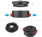 CAMVATE Quick Release Tripod Head Base Mount - Image 2
