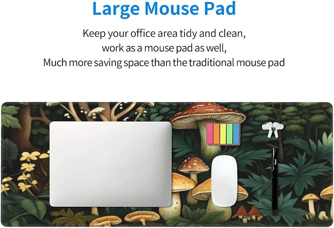Gaming Mouse Pad, Large Non-Slip Rubber Base Mousepad, Keyboard Mouse Mat - Image 8