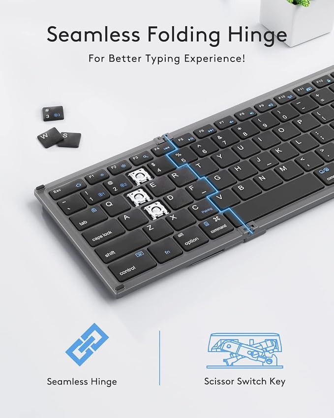 Samsers Foldable Bluetooth Keyboard - Image 6