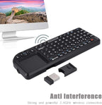 2.4GHz Touchpad Keyboard, A8 Mini Rechargeable Ultra-Thin Mini USB Backlit - Image 2