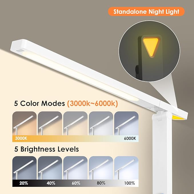 Infiway Desk Lamp with USB Charging Port: LED Desk Lamps - Image 6