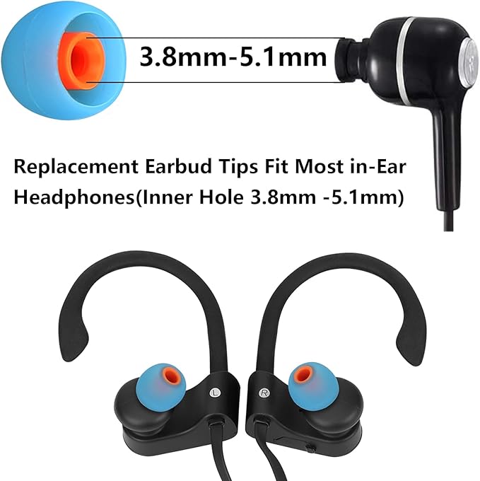 Earbud Replacement Tips Silicone Earbud Tips Earbud Caps Fit - Image 3