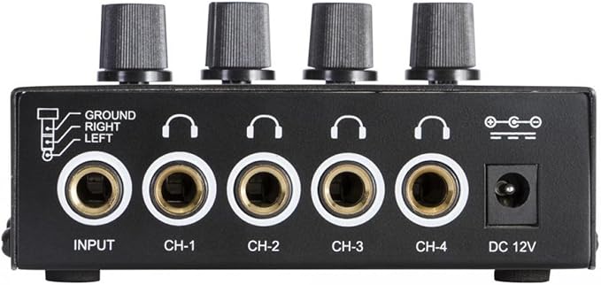 OnStage On-Stage HA4000 4-Channel Pro Headphone Amplifier - Image 2