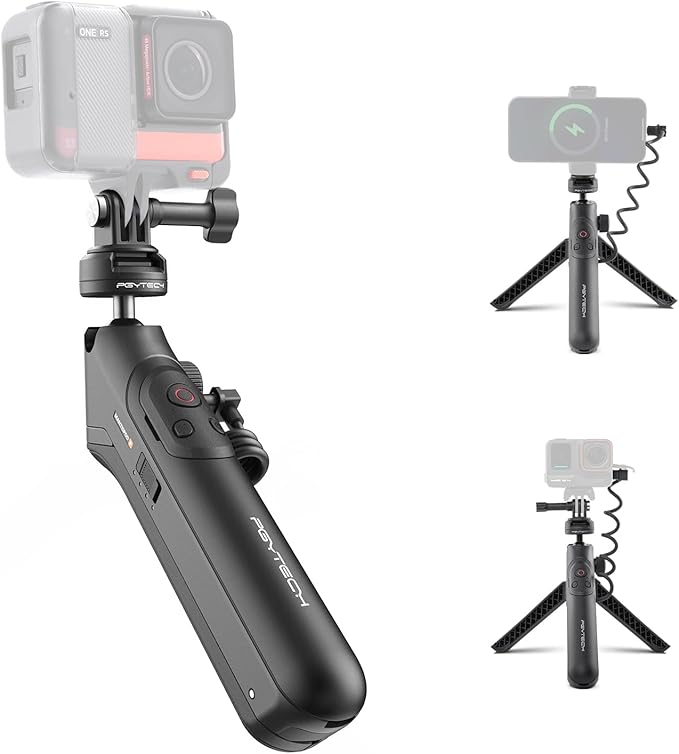 PGYTECH CapLock MantisPod Power, 5000mAh Battery Grip Handle Mount by PGYTECH-US