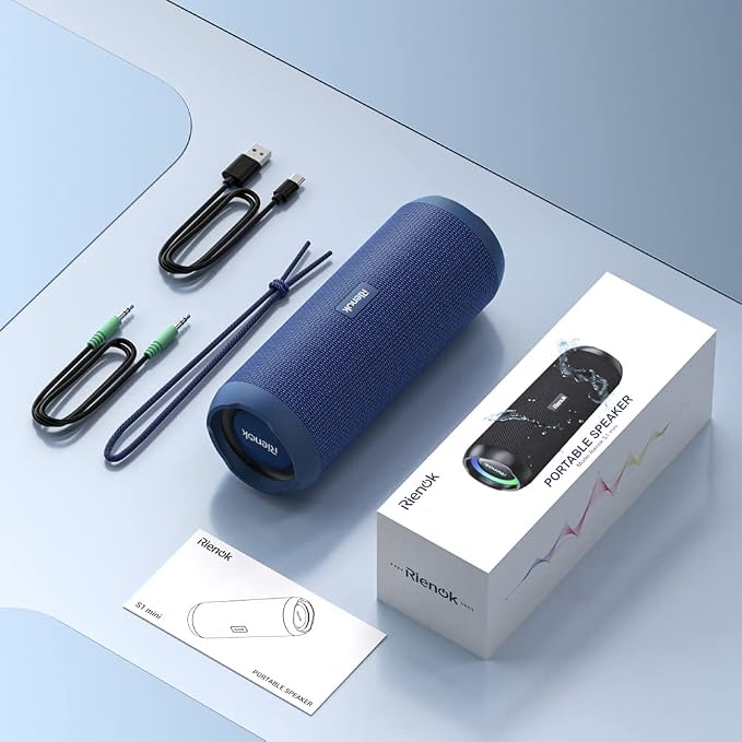 RIENOK Portable Bluetooth Speaker 30W Dual Pairing True Wireless Stereo HD - Image 9