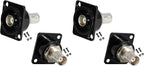 PENGLIN 2PCS BNC D Series Panel-Mount Connector, BNC Female to Female Adapter by PENGLIN