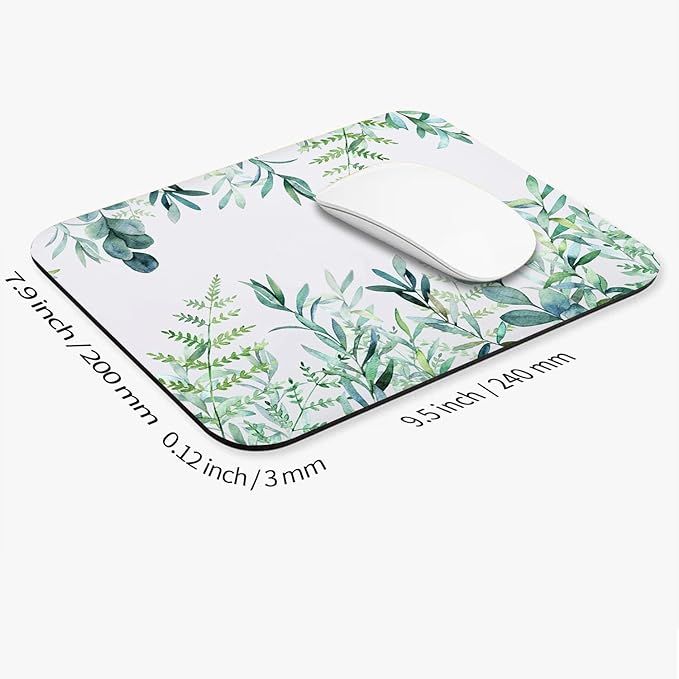 Square Mouse Pad Green Grass, Personalized Premium-Textured Custom Mouse Mat - Image 2