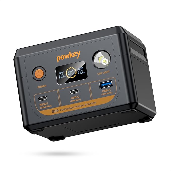 powkey Laptop Power Station 30000mAh 100W Portable Charger PD 3.0 Fast Charging by POWKEY