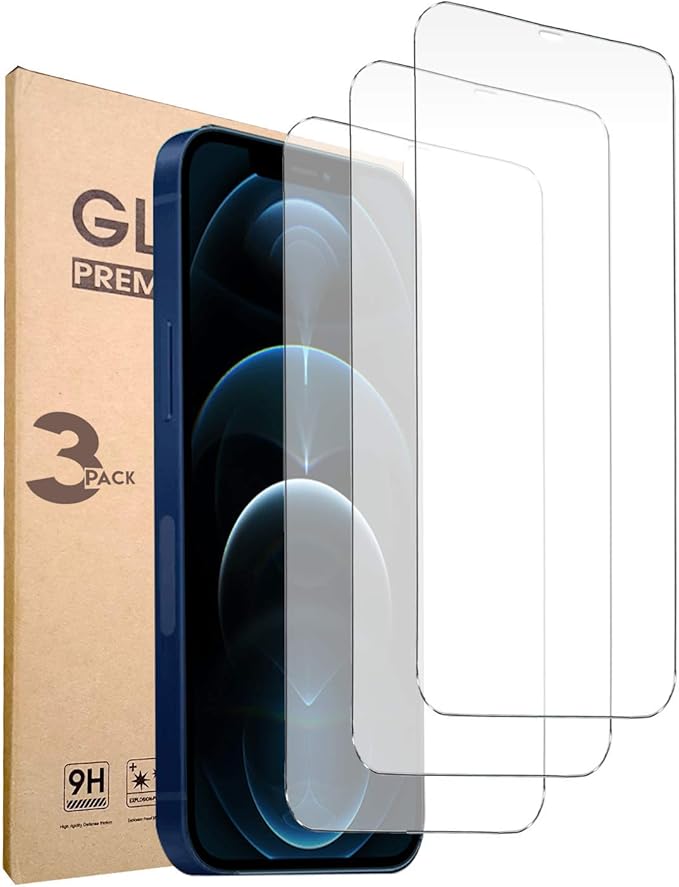 iPhone 12 Pro Max Tempered Glass Screen Protector by MASETECH