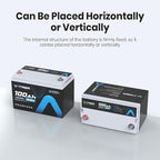 2Pack 12.8V 100AH Group 31 High/Low Temp Cutoff LiFePO4 Lithium Battery - Image 2