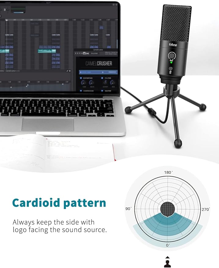 FIFINE USB Desktop PC Microphone - Image 8