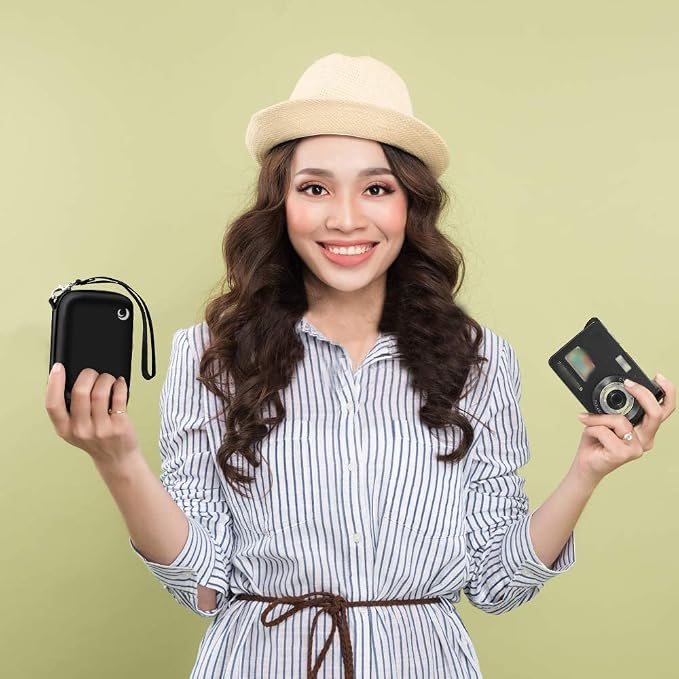 Carrying & Protective Case for Digital Camera, AbergBest 21 Mega Pixels 2.7" - Image 6