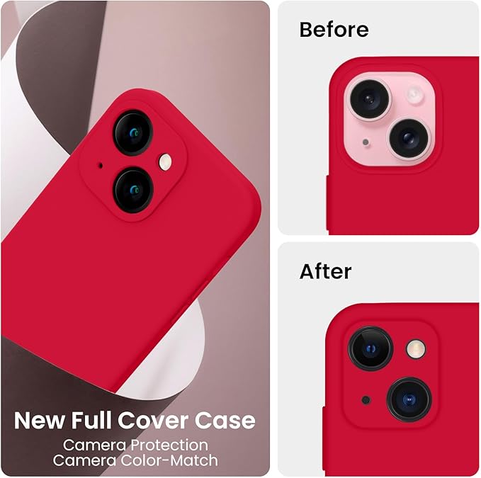 FireNova Designed for iPhone 15 Case, Silicone Upgraded Phone Case with - Image 3