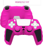 SIKEMAY Anti-Slip PS5 Controller Skin, Soft Thicken Non-Slip Studded Silicone - Image 2