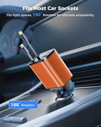4 in 1 Retractable Car Charger, SUPERONE Smaller Fast Car Phone Charger 69W - Image 7