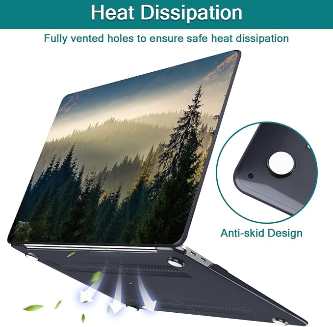 Teryeefi Compatible with MacBook Pro 13 inch Case M2 M1 2024, 2022-2016（A2251 - Image 6