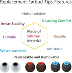 Earbud Silicone Ear Tips Earbuds Replacement Ear Tips Gels Bud - Image 6