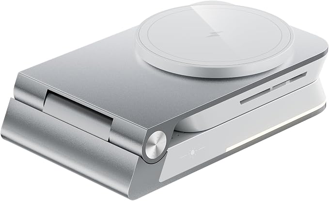 Aluminum 3 in 1 Wireless Charging Station, Foldable Wireless Charger - Image 8