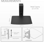 Metal Clamp-on Adjustable Computer Mouse Pad and Device Holder - Image 3