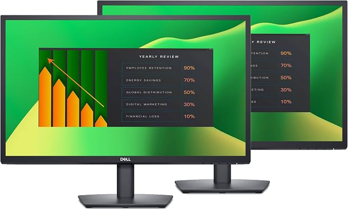 Dell 24" FHD VA 60Hz Flicker Free Monitor, Anti-Glare Display, 1 x DisplayPort - Image 2
