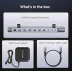 TobenONE USB-C Docking Station 3 Monitors & Dual Monitor, Laptop Dock Stand - Image 9