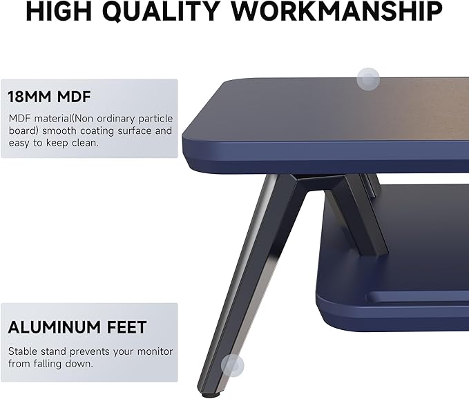Fenge Dual Monitor Stand, Monitor Stands Riser - Image 5