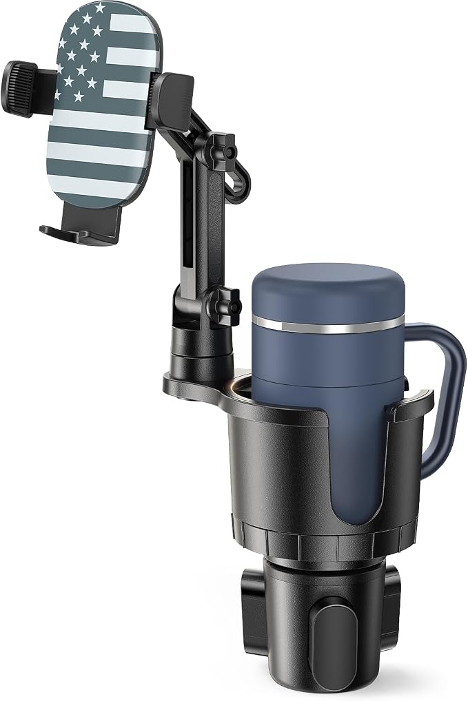 APPS2Car 2-in-1 Cup Phone Holder Mount by APPS2Car