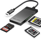 3-in-1 CFexpress/XQD/SD 4.0 UHS-II Card Reader USB C, VELOGK Dual-Slot USB 3.2 by VELOGK