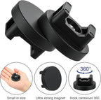 Yookeer 30 Pcs Magnetic Zip Tie Mount Base Black Magnetic Cable Clips Wire - Image 3