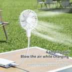 USB Fan, Mini Portable Fan for 360° Rotation, Small Personal Fan for Home Office - Image 6