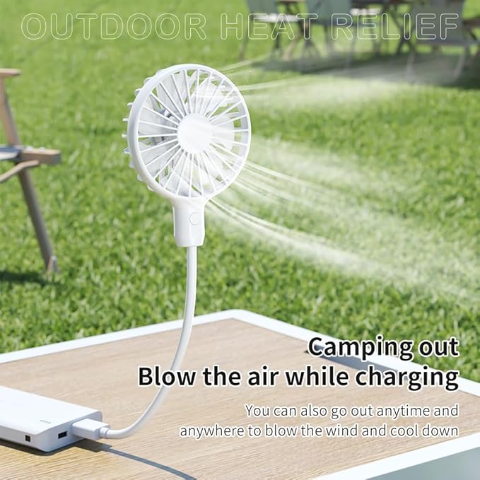 USB Fan, Mini Portable Fan for 360° Rotation, Small Personal Fan for Home Office - Image 6