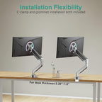 WALI Ultrawide Monitor Arm for 13 to 49 Inch Heavy Duty Curved Screens - Image 8