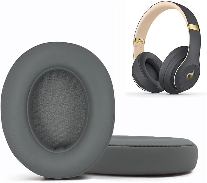 Replacement Ear Pads Cushions for Beats Studio（B0501、B0500），Beats Studio 2 & by UOWGA