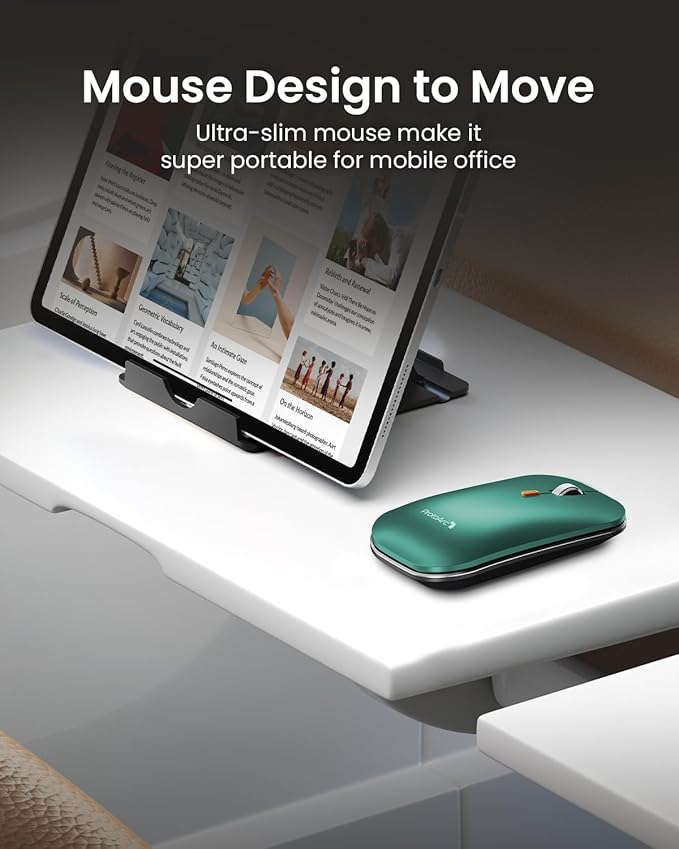 ProtoArc Foldable Keyboard and Mouse, XKM01 True Full-Size Folding Wireless - Image 5