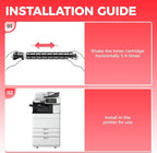 GPR55 GPR-55 High Yield Toner Cartridges Set 4-Pack Replacement - Image 4