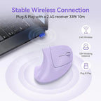 TECKNET Ergonomic Mouse Wireless, Rechargeable Mouse Wireless Silent - Image 8